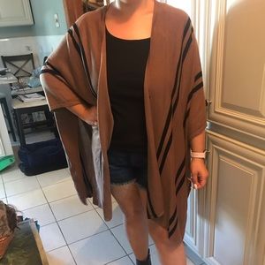 Beautiful brown and black shawl